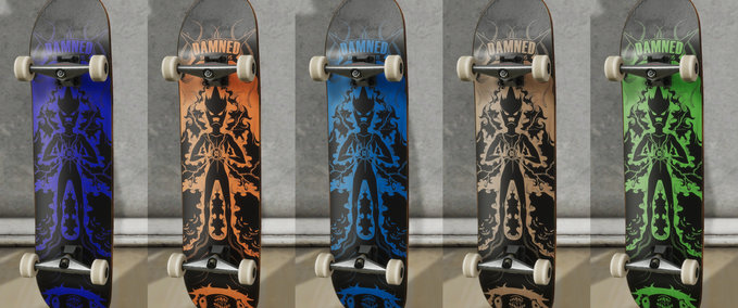 Gear Damned Skateboarding Diablo Series Skater XL mod