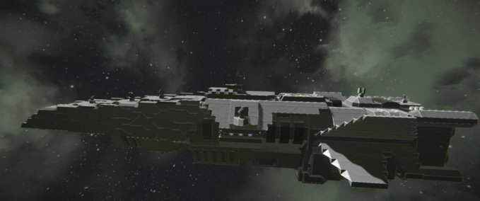 Blueprint UNSC Halberd Class Destroyer Space Engineers mod