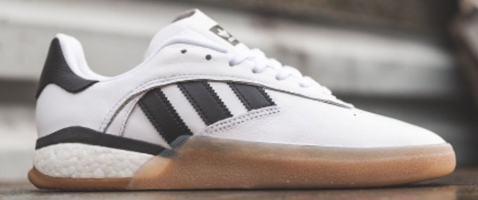 Gear Adidas skateboarding 3ST004 White Gum Skater XL mod