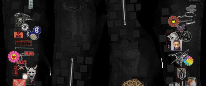 Gear ZillaKami MST Crust Jeans (Better version) Skater XL mod