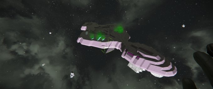 Blueprint Halo covenant light cruiser Space Engineers mod