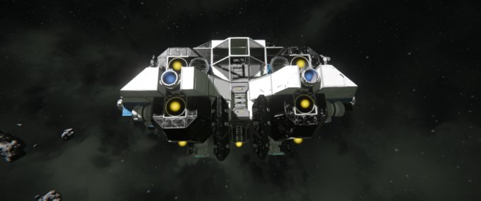 Blueprint Baleen - 02 Interplanetary cargo ship Space Engineers mod