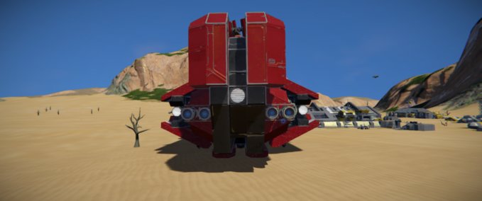 Blueprint Corporate battleship rigged Space Engineers mod