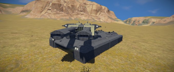 Blueprint Arcadian Super Tank (Main Battery) Space Engineers mod