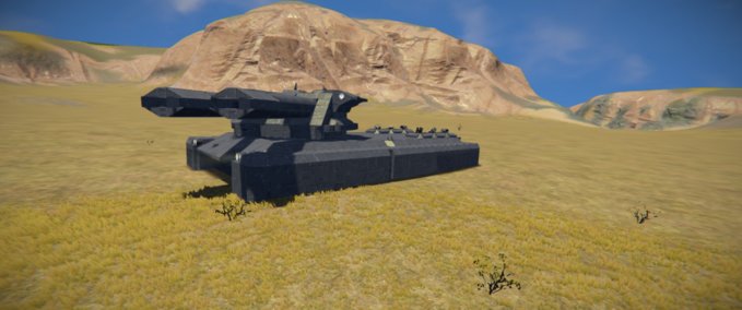 Blueprint Arcadian Super Tank (Chassis) Space Engineers mod