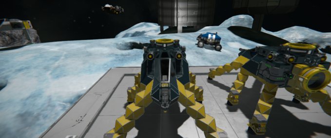 Blueprint Hover buggy (hover fish) Space Engineers mod