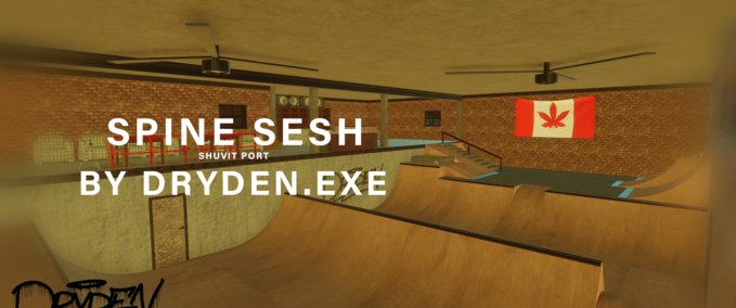 Map Spine Sesh Shuvit Port by Dryden.exe Skater XL mod