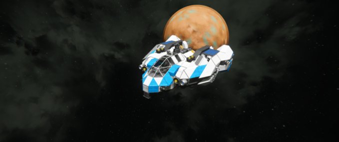 Blueprint WCO C-32 SCI Cyber Stinger Space Engineers mod