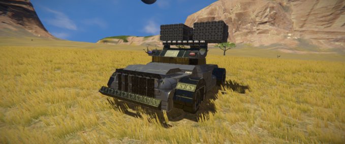 Blueprint Military Truck (Mobile Artillery) Space Engineers mod