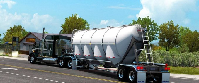 Trailer Besitzbarer Polar Pneumatic Dry Bulk [1.38.x] American Truck Simulator mod