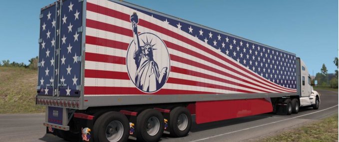 Trailer CS53TR Box Anhänger 1.38.x American Truck Simulator mod