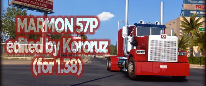 Trucks [ATS] MARMON 57P EDITIERT VON KORORUZ [1.38.X] American Truck Simulator mod