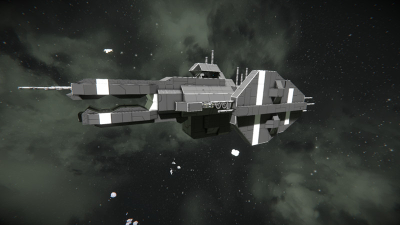 Space Engineers: UNSC INFINITY HALO WARSHIP v 1.0 Blueprint, Ship,  Large_Grid, Safe Mod für Space Engineers