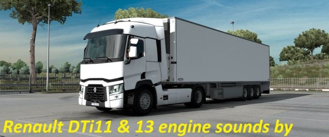 Trucks Renault T Range DTI11 & 13 Sound (1.38.x) Eurotruck Simulator mod