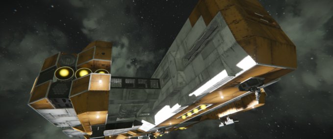 Blueprint Ebon Hawk Mk.II Space Engineers mod