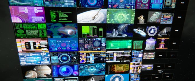 Blueprint MONSTERS MEGA SCREEN ART PACK Space Engineers mod