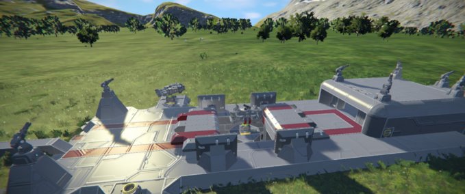 Blueprint Bunker with Automated Ship Dispenser Space Engineers mod