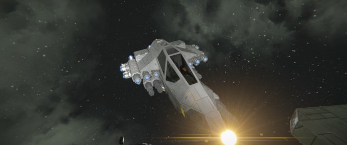 Blueprint An Ugly Fighter Space Engineers mod