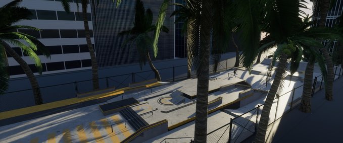 Map Yellow Plaza by Théo 1.0 Fix by Tigg Skater XL mod