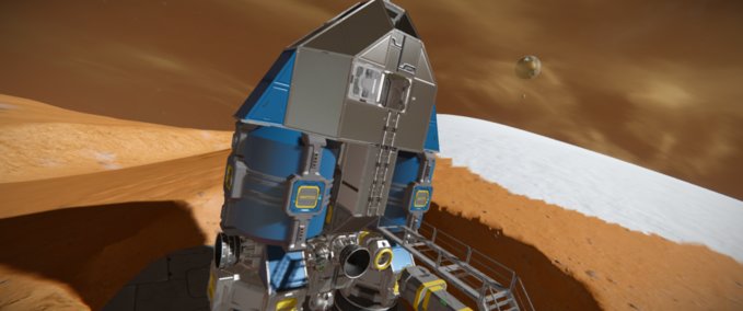 Blueprint SnubNose Interplanetary Lunch Vehicle Space Engineers mod