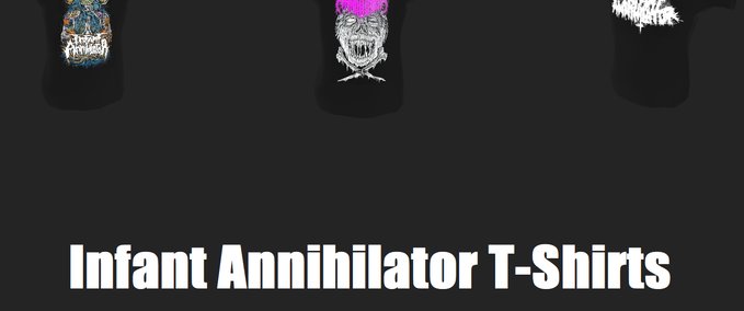 Short Sleeve T-Shirt Infant Annihilator T-Shirts Skater XL mod