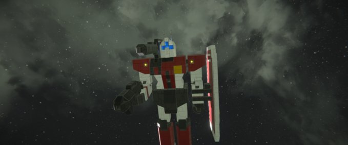 Blueprint Gundam mech Space Engineers mod