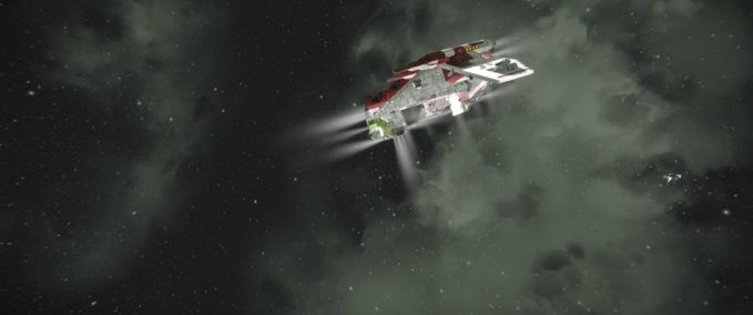 Blueprint LAAT Republic carrier Space Engineers mod