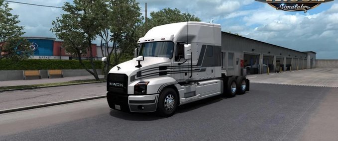 Mods [ATS] Realistic Exterior Camera Angle (1.38.x) American Truck Simulator mod