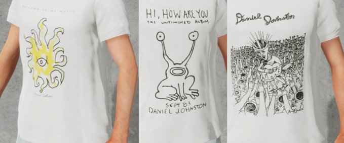 Gear Daniel Johnston T-Shirt Pack Skater XL mod