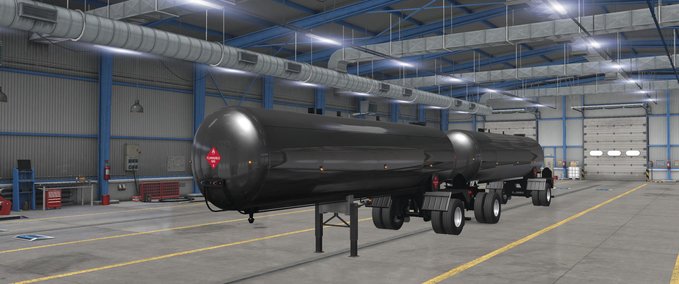 Trailer Besitzbarer Gas Tanker [1.38.x] American Truck Simulator mod
