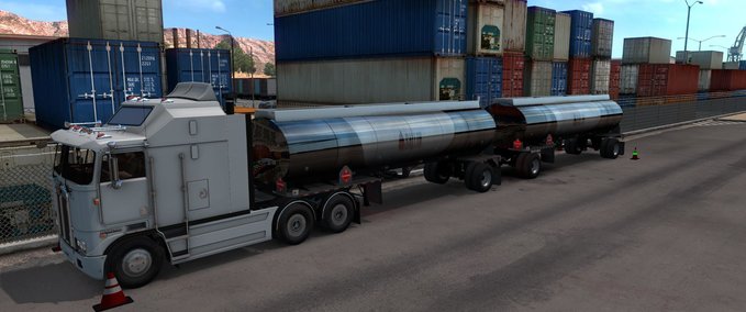 Trailer Besitzbarer Treibstofftanker [1.38.x] American Truck Simulator mod