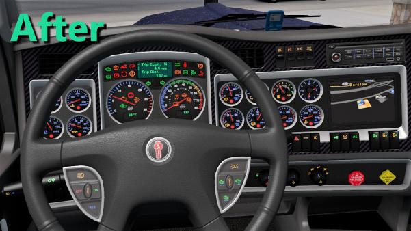 Kenworth W900 Recolored Dashoard [1.38.x] thumbnail 2