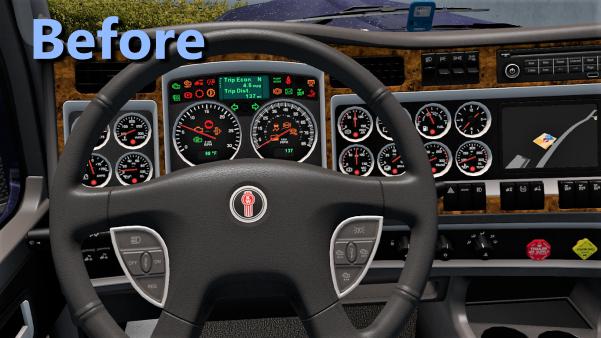 Kenworth W900 Recolored Dashoard [1.38.x] - Thumbnail 1