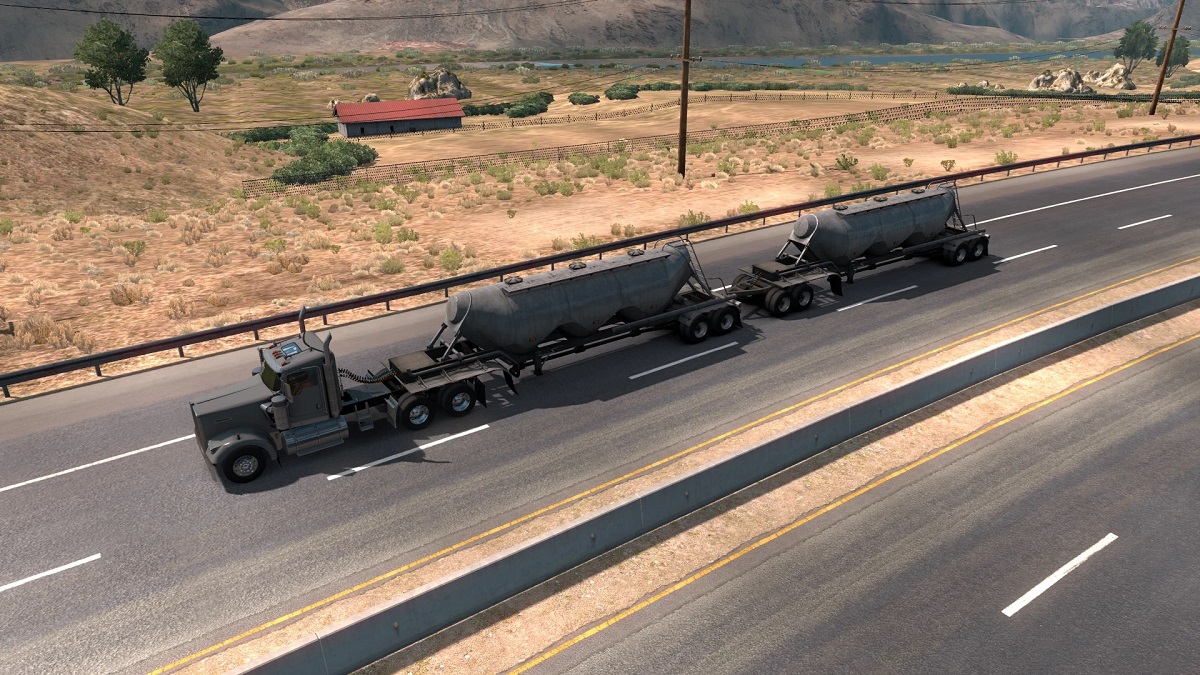 [ATS] Multiple Trailers in traffic [1.38.x] - Thumbnail 1