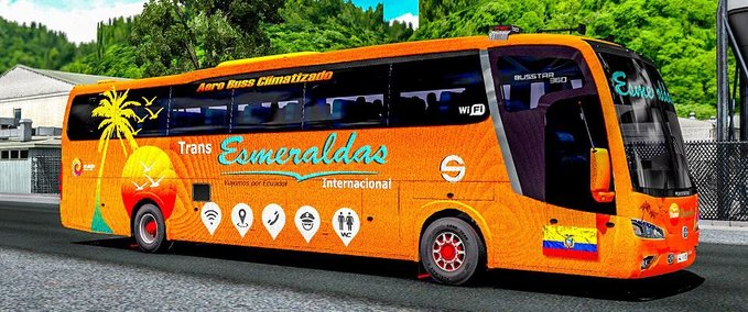 Trucks Busstar 360 4×2 (Ecuador Style) - 1.38.x Eurotruck Simulator mod