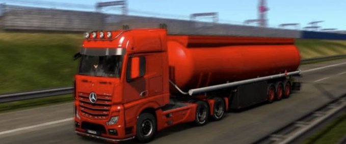 Trailer Besitzbarer Treibstofftanker -MP- (1.37 - 1.38) Eurotruck Simulator mod