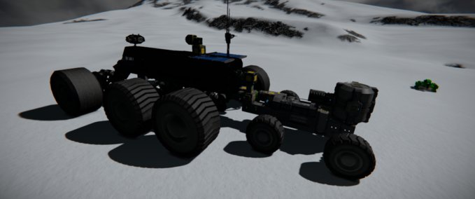 Blueprint Mars Sweeper and Trailer Space Engineers mod