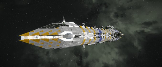 Blueprint Thumper&amp;Co. Legacy class starship Space Engineers mod