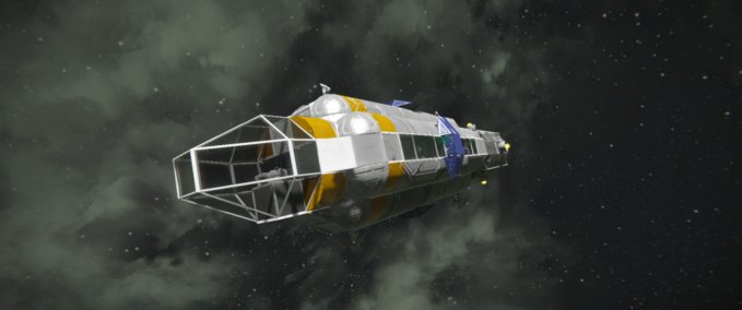 Blueprint Thumper&amp;Co. Troop carrier class starship Space Engineers mod