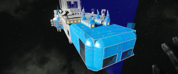 Blueprint Big Blue Space Engineers mod
