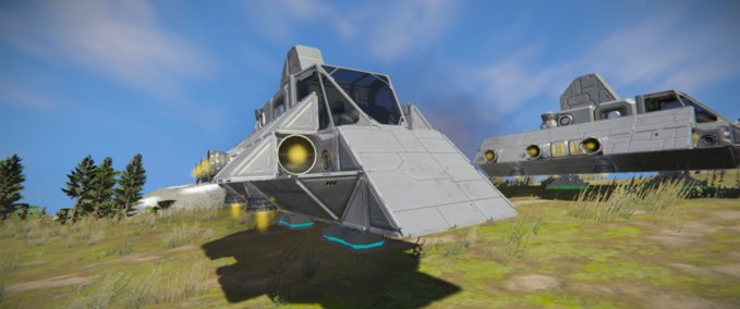 Blueprint Tiny shuttle remade Space Engineers mod