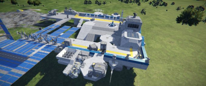 Blueprint EarthEasyStation Space Engineers mod