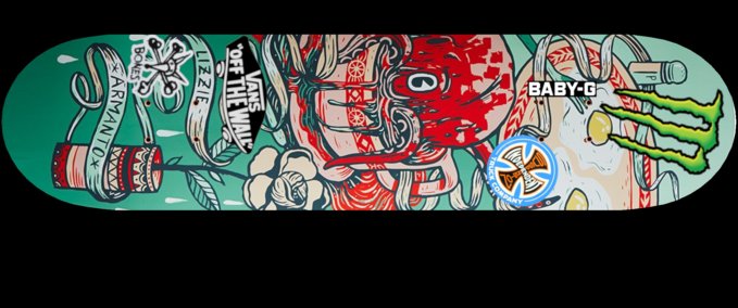 Deck Lizzie Armanto - pro gear v1.0 Skater XL mod