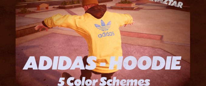 Real Brand ADIDAS HOODIE L1 - 5 Colour Schemes Skater XL mod