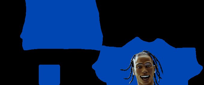 Uncategorized Travis Scott McDonalds Shirt (BLUE) Skater XL mod