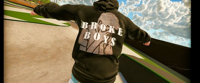 Uncategorized Broke Boys Hoodie Skater XL mod