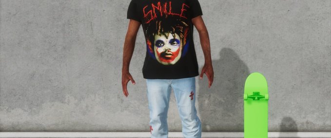 Real Brand Vlone Smile Tee Shirt Skater XL mod