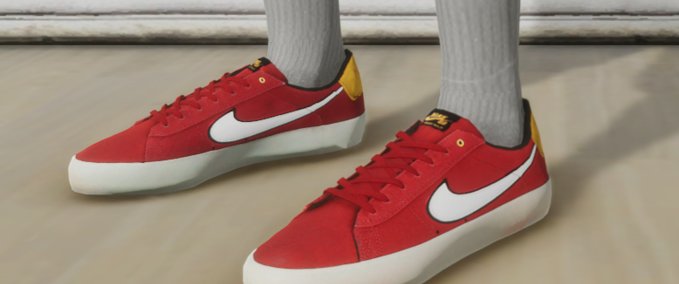 Gear Nike SB Blazer Red Skater XL mod