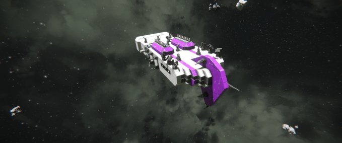 Blueprint UFR Razor-Corvette Frigate Class (MK. 1) Space Engineers mod