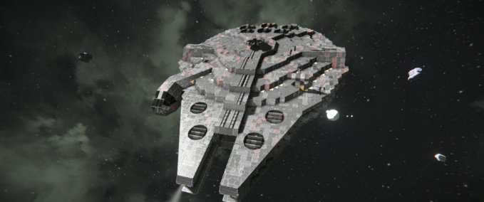 Blueprint Millennium Falcon Space Engineers mod